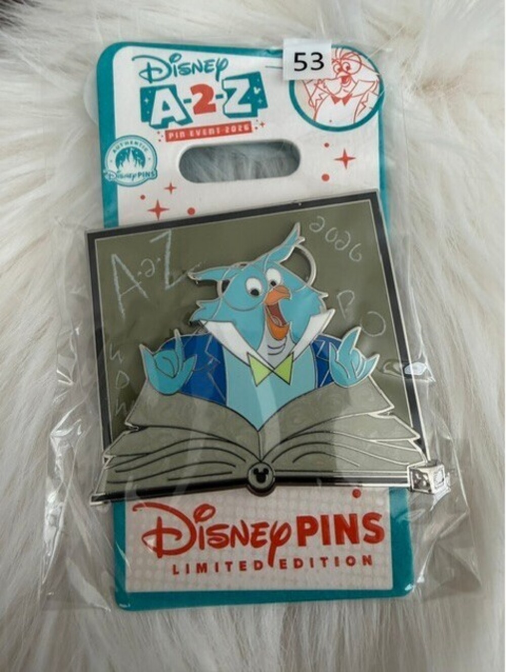 Disney A to Z LE 1275 ARCHIMEDES WELCOME PIN